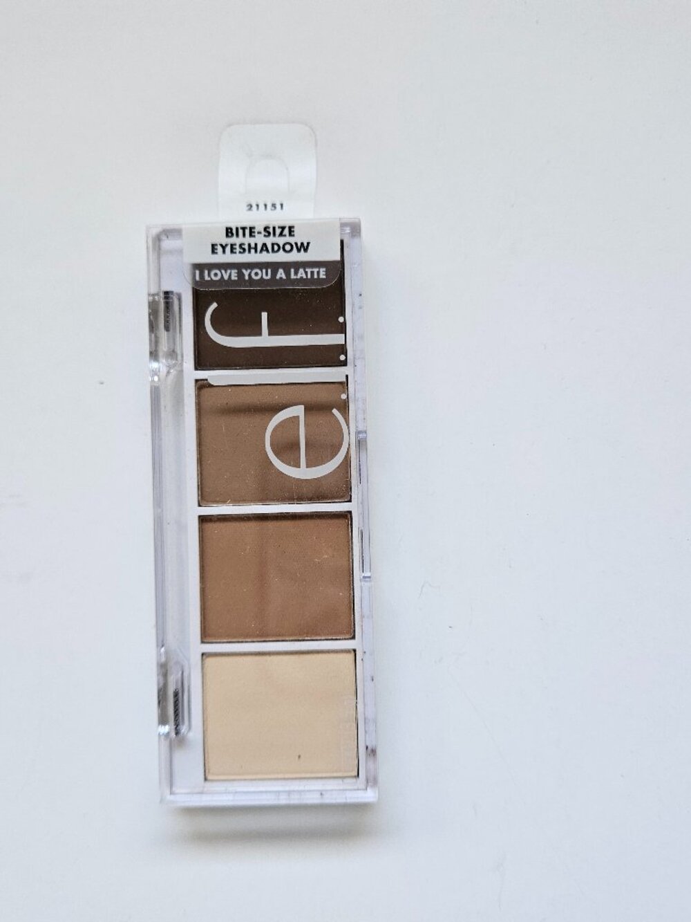 New e.l.f. Cosmetics Bite Size Eyeshadow Palette I Love You a Latte Eye Makeup